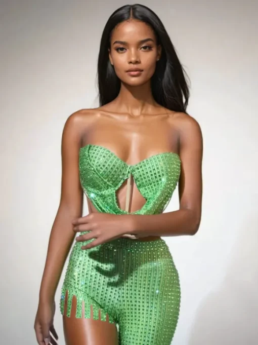Tolliver Crystal Pants Set