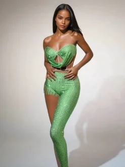 Tolliver Crystal Pants Set