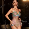 Wynter Spaghetti Rhinestone Bodysuit